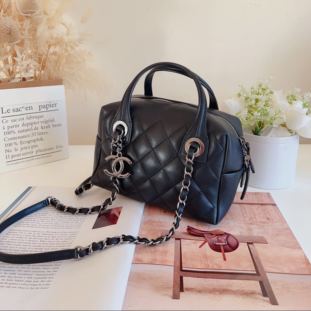 Chanel Quilted Duffle Bag - Picture 1 of 10